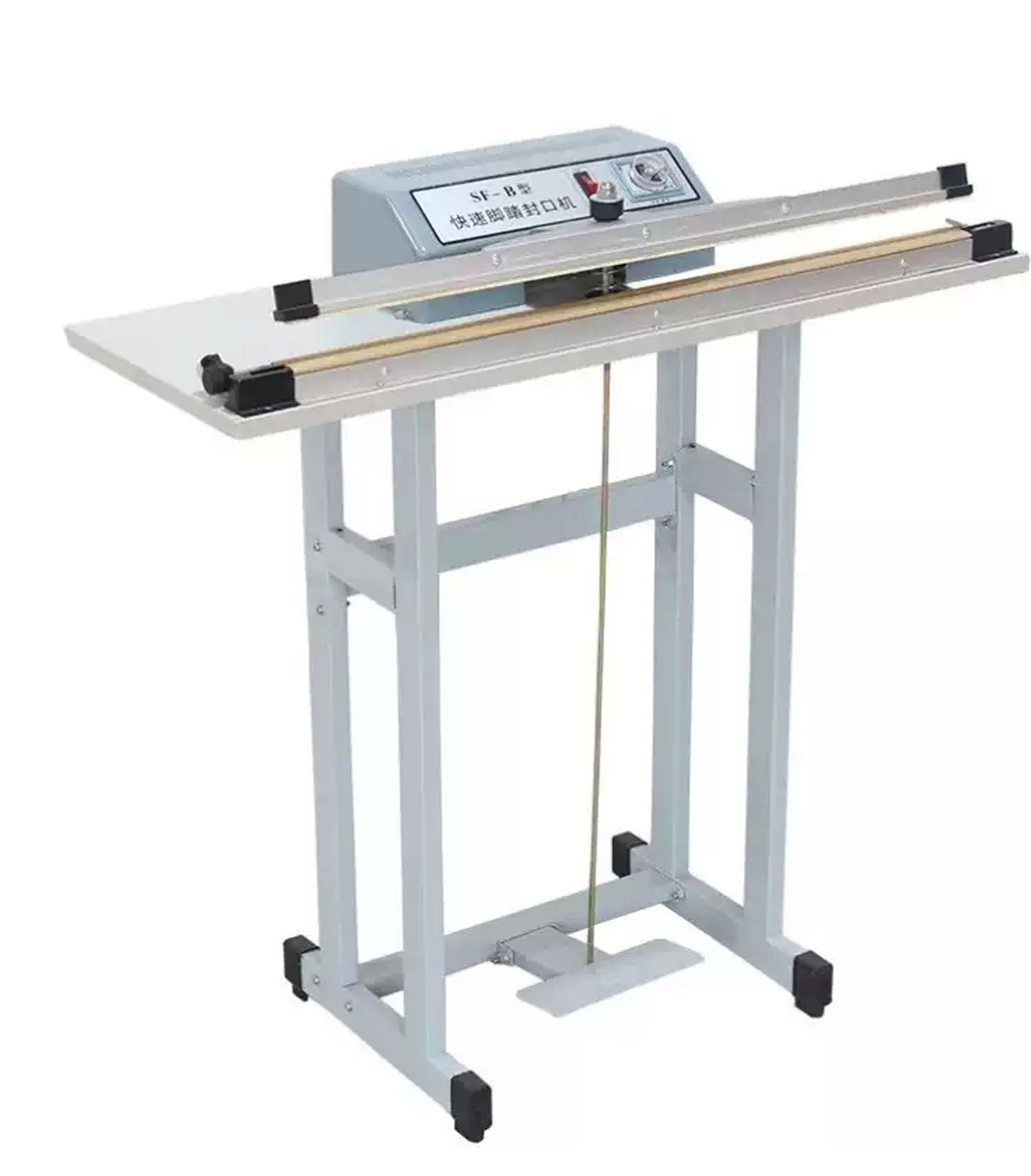 SKIHOT Foot Pedal Sealer Foot Sealing Machine 3mm/0.6mm Sealing Width Pedal Impulse Seal Equippment, For Poly Bags Films Plastic Aluminum Packaging Hands-Free 40cm