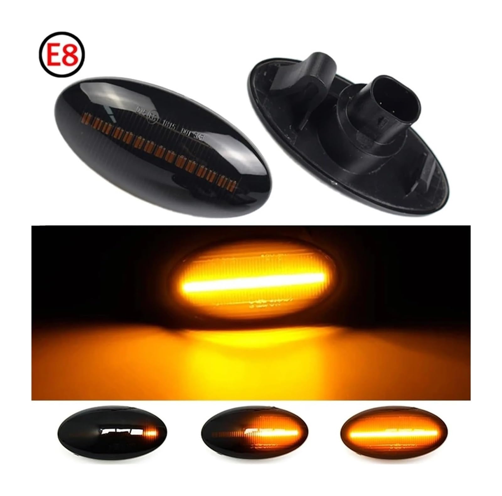 Clignotant Rétroviseur Pour Suz&uki APV Pour Grand Pour Vitara Pour Arena Pour Ignis Pour Jimny 2005-2024 2 Pièces LED Feux Voiture Clignotants Rétroviseur Latéral