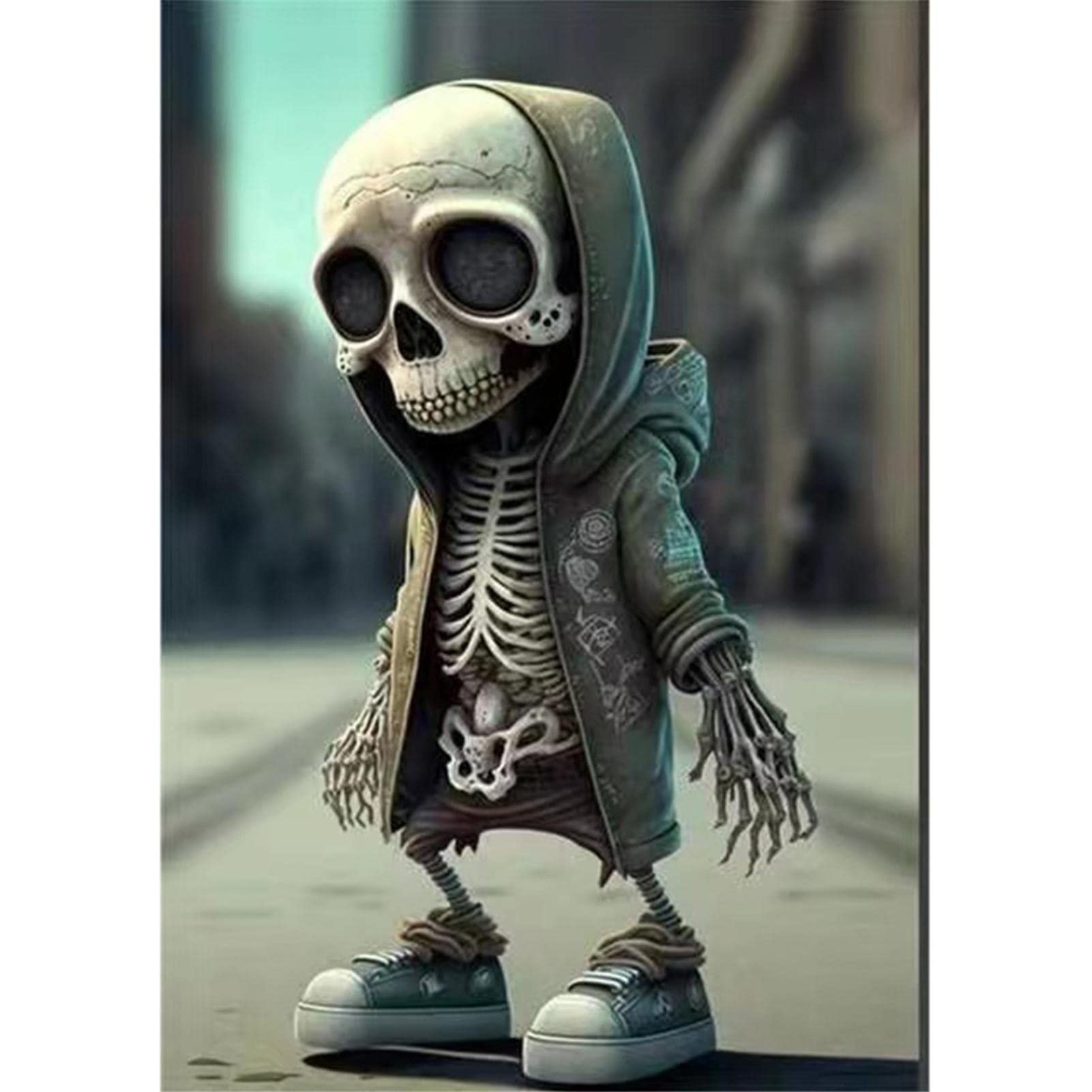 Rosixehird Skelett-Auto Deko – Totenkopf-Ornament Für Armaturenbrett, Halloween & Grusel-Fans