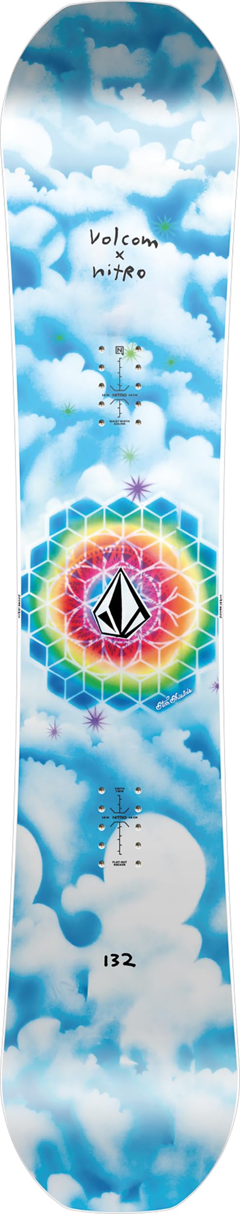 Nitro Ripper Youth x Volcom - Tabla de Snowboard para niños All Mountain