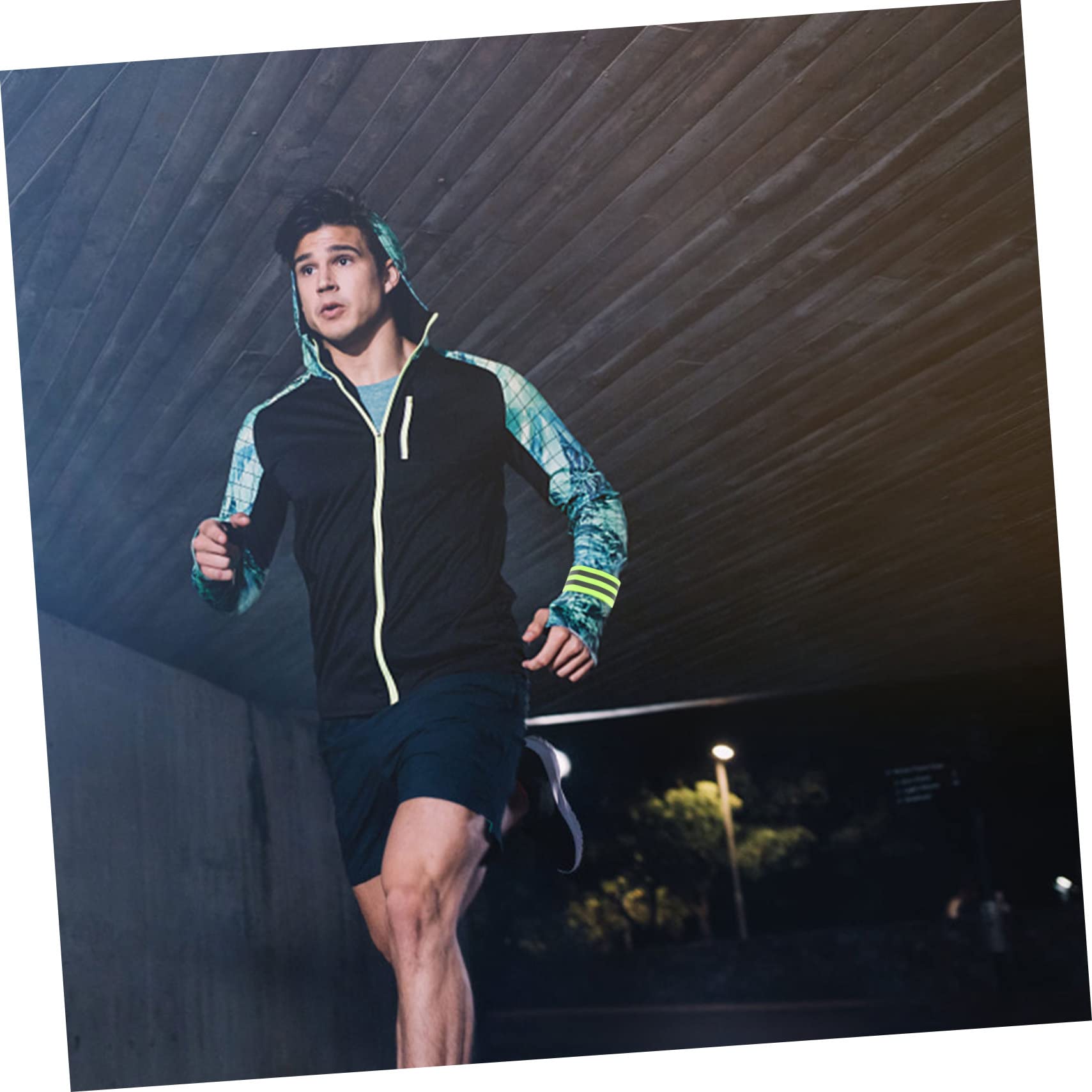 TOYANDONA Brazaletes Reflectantes Ajustables Correr Y Actividades Nocturnas Alta Visibilidad Condición Climática