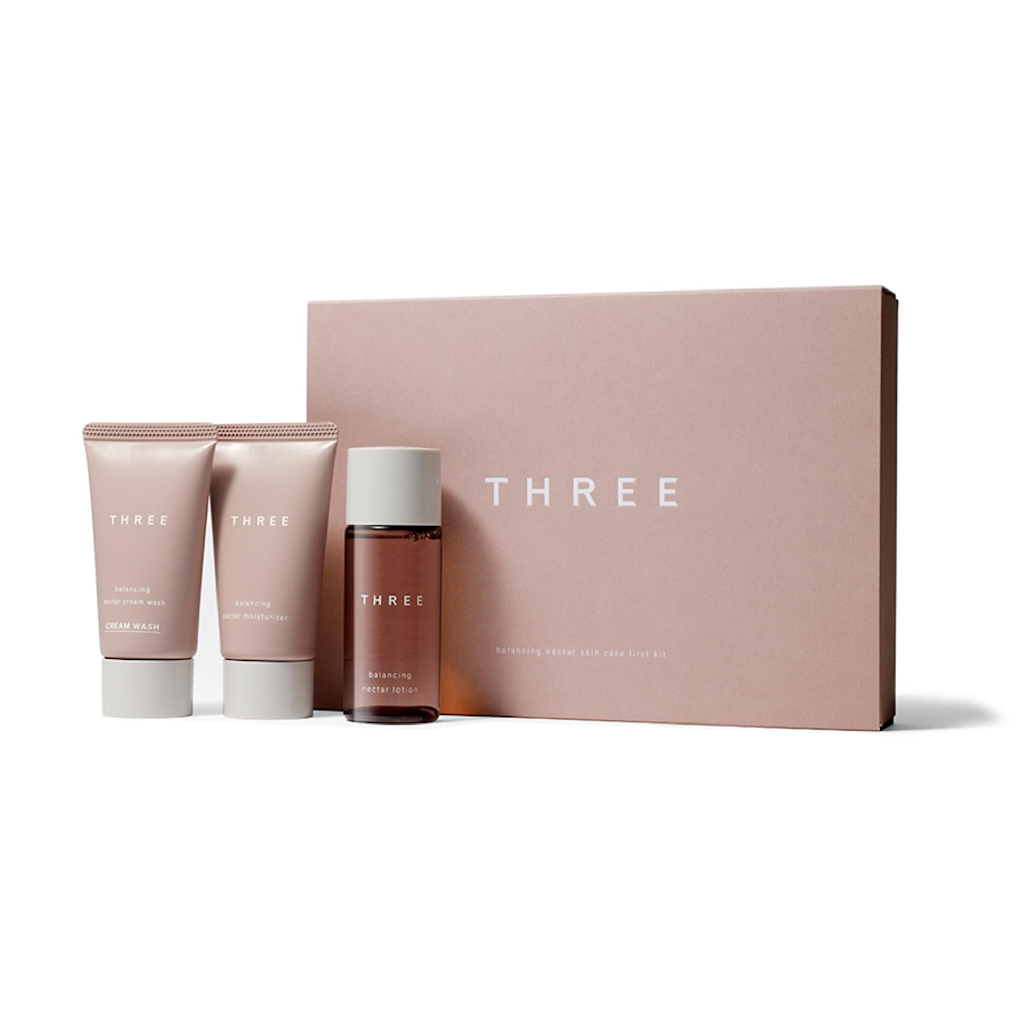Amazon | THREE(スリー) [ギフトセット/洗顔料/化粧水/乳液