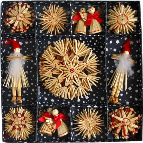 Straw Ornament Boxed Collection