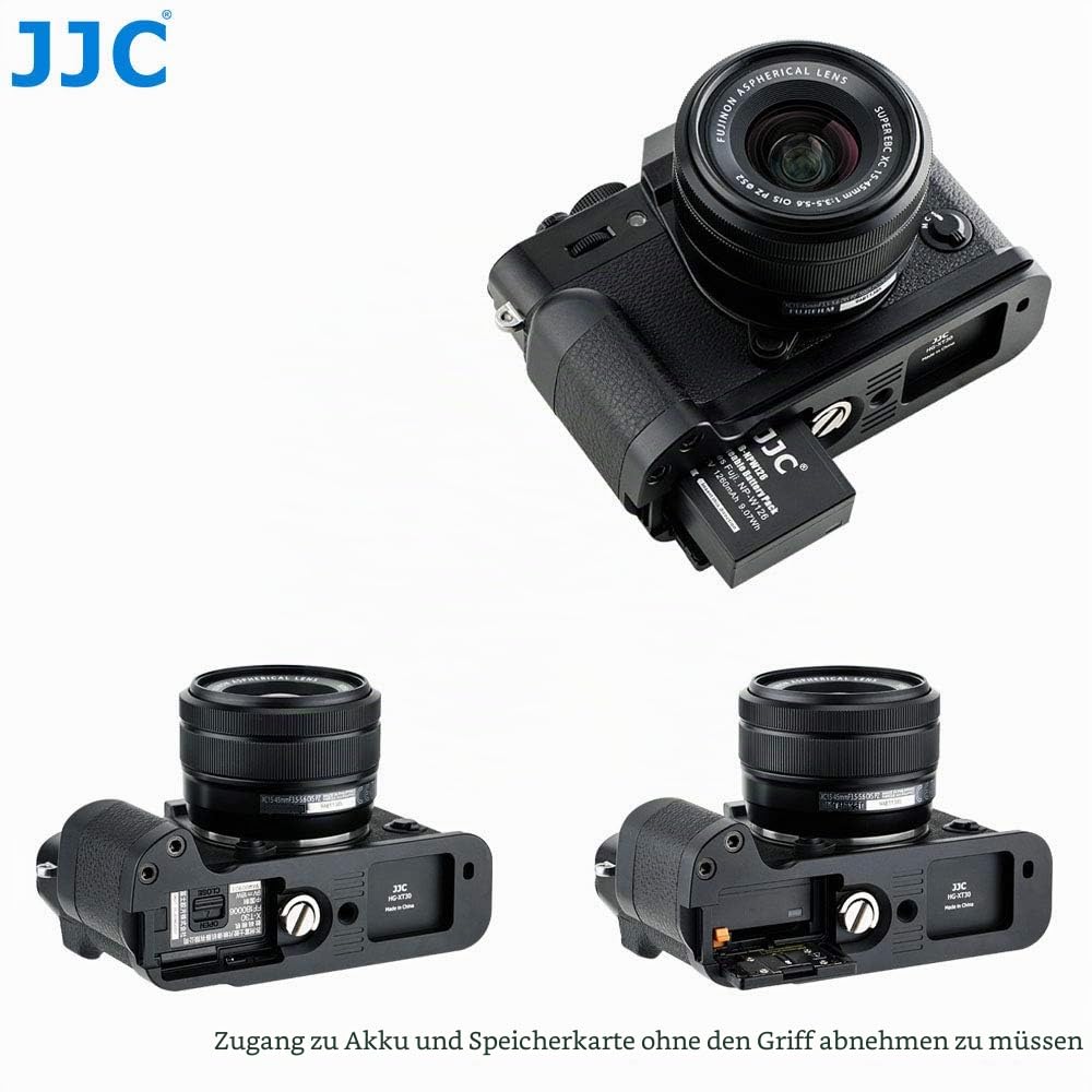JJC Metal L-förmiger Handgriff für Fuji X-T30III X-T30II X-T30 X-T20 X-T10