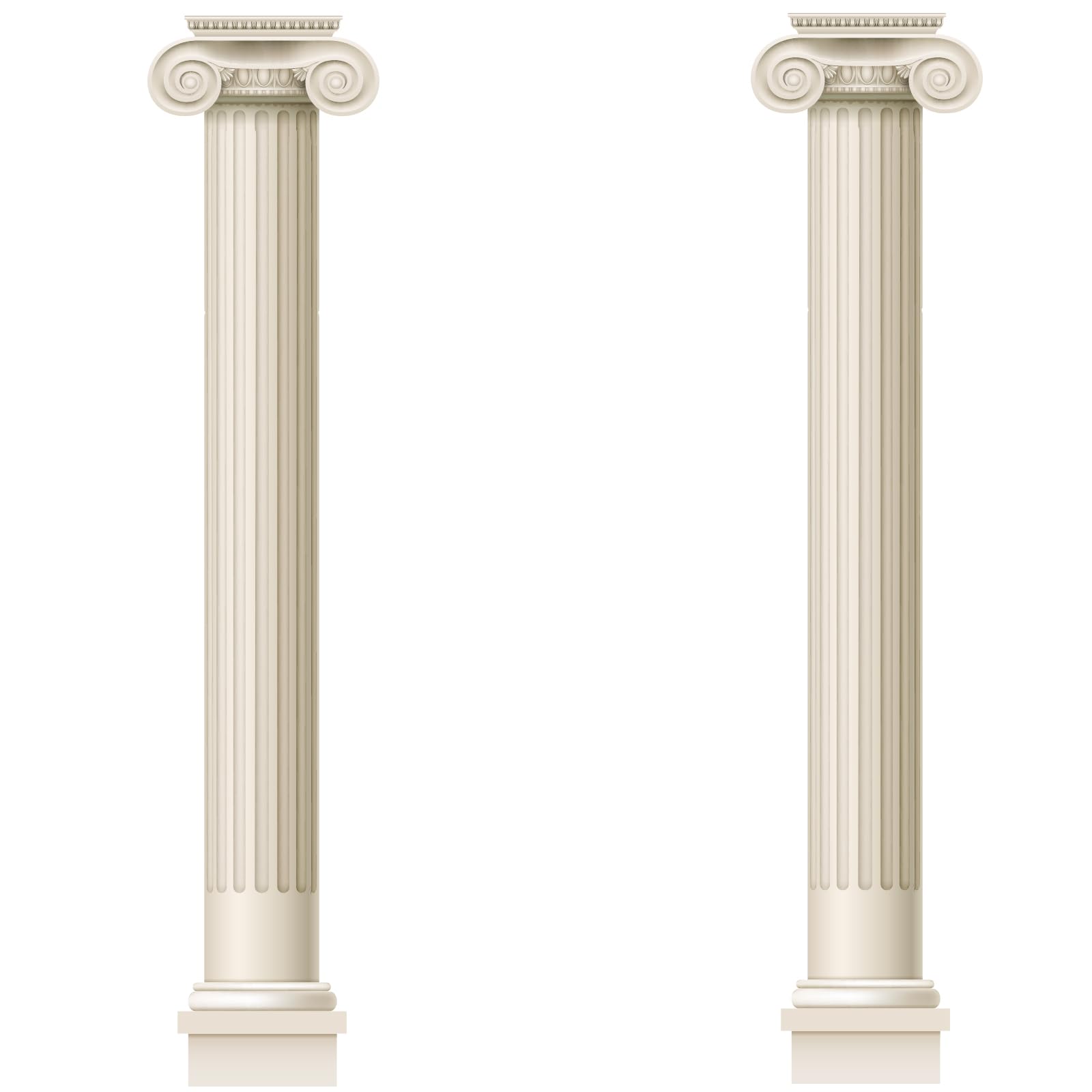 WGXX Greek Party Wall Decorations, Includes Columns and Beam Stunning Jointed Greek Columns & Pillars for Birthday, Halloween, & Medieval Renaissance Ancient Greek Party (2)