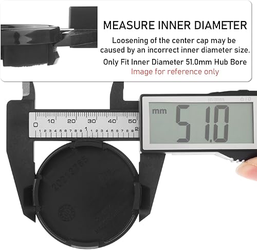 Miniatura 3 de RTrhinoTuning 4 tapas centrales de rueda de 2.146 in para llanta compatibles con BRZ 2015-2019 Crosstrek 2002-2019 Impreza 28821FE141 2015-2019, OD