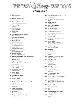 Amazon.com: The Easy Disney Fake Book Piano, Vocal and