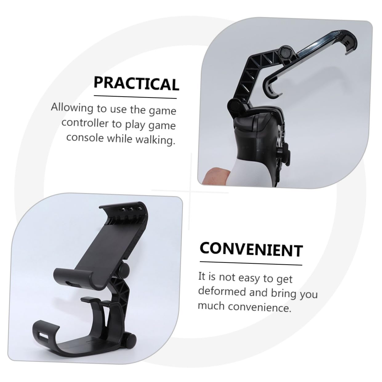 Angoily Spielkonsolenhalterung Kompatibel Mit Switch Pro Controller Gamekonsolenständer Verstellbarer Clip Für Gaming-zubehör