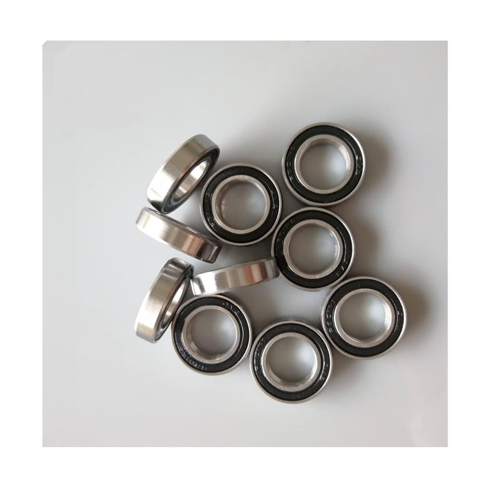 Rodamiento, 689RS S689RS S689-2RS Rodamientos de bolas 9x17x5 mm Rodamiento cerámica híbrido acero inoxidable ABEC-7 con engrasado(Size:4Pcs)(4Pcs)