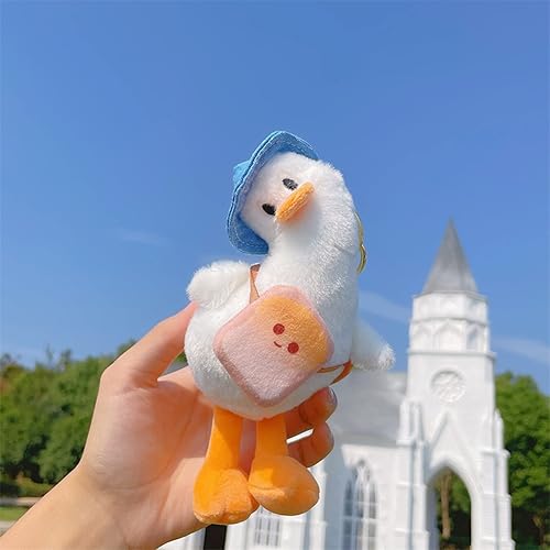Miniatura 2 de Llaveros de pato de felpa, patitos, animales de peluche, llaveros y adornos colgantes