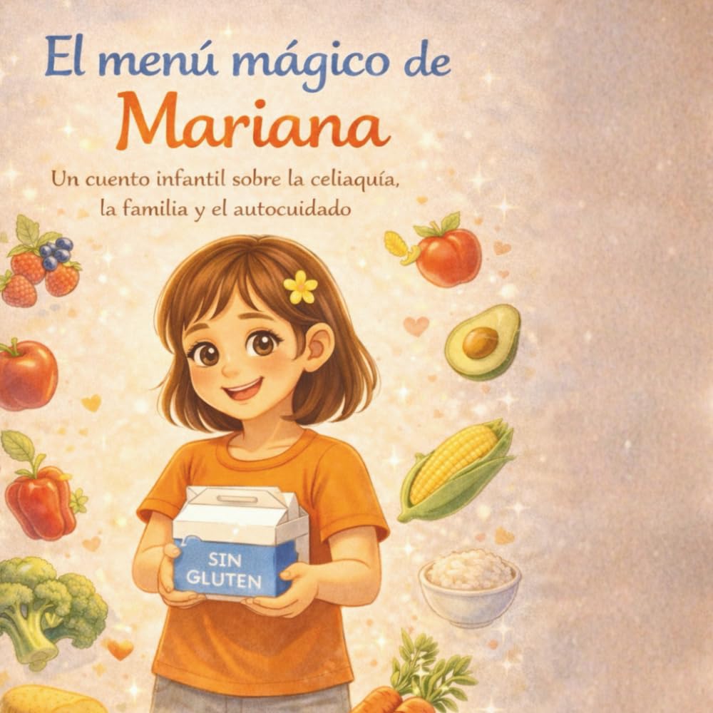 El menú mágico de Mariana: Un cuento infantil sobre la celiaquía, la familia y el autocuidado