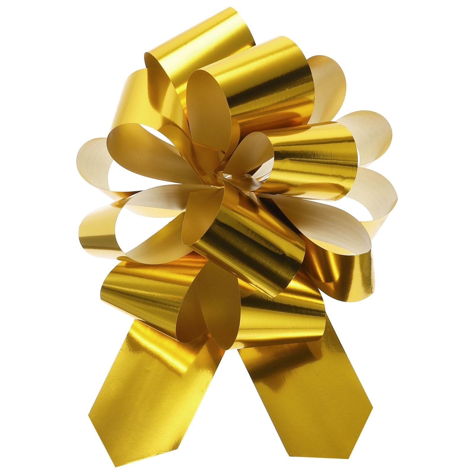 10 Lazos de Organza con Cinta para Regalo Rojos 10 cm