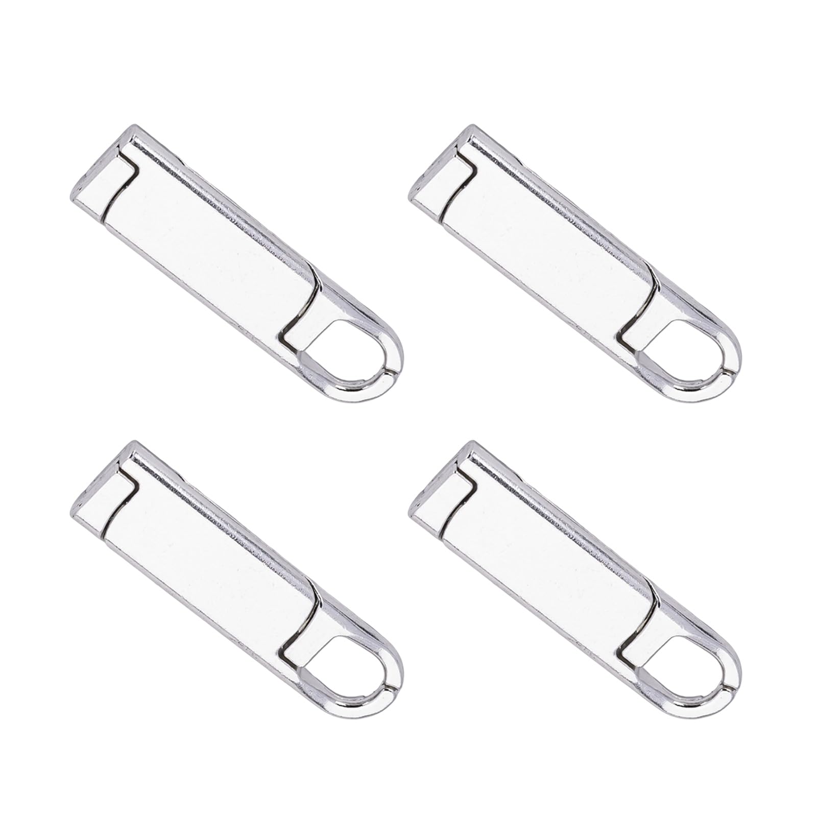 YROHGKPN 4Pcs Zippers Puller Replacements Detachable Puller Sliders for Clothing Luggage Purse Jeans Boot Backpacks Tents Detachable Slider Replacement