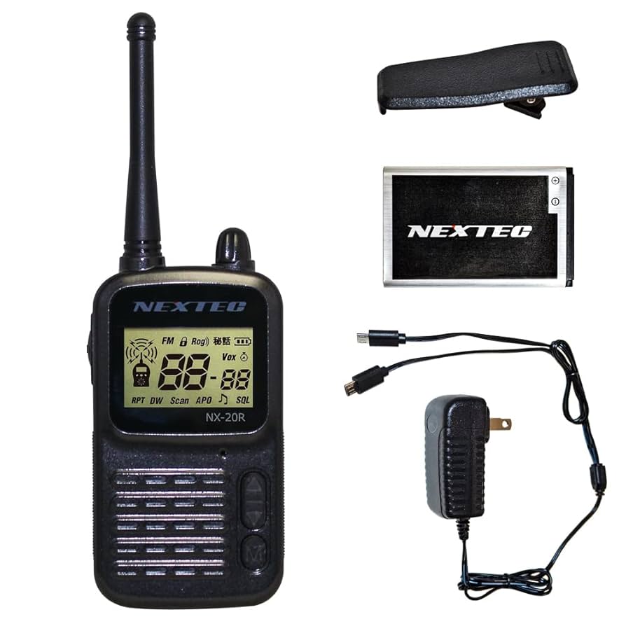 【新品未開封】NEXTEC NX-20X 特定省電力トランシーバー 2台セット Amazon | F.R.C NEXTEC(ネクステック) 2台セット 特定小電力