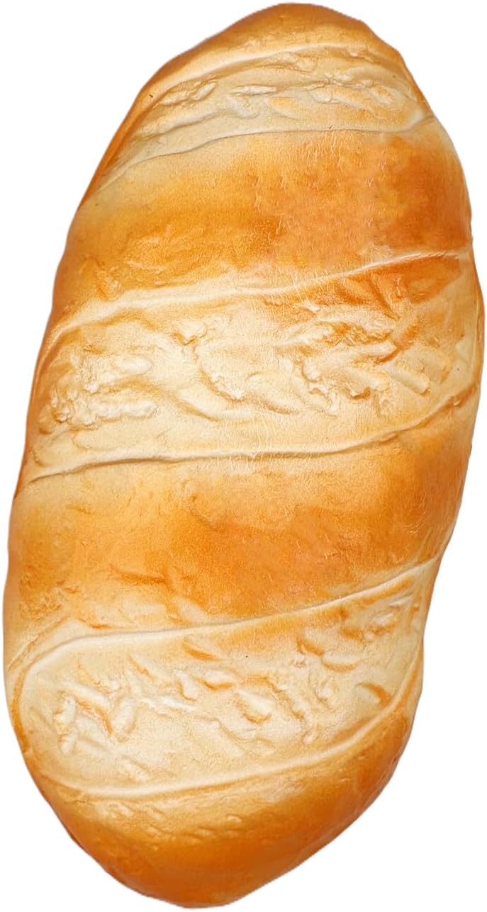 Simulation Bread Squishies Super Soft Slow Rising Toy for Kids Birthday Gift,Cute Scented Baguette Breads Squishys Squishi Stress Relief Squeeze Toys (Baguette Bread)