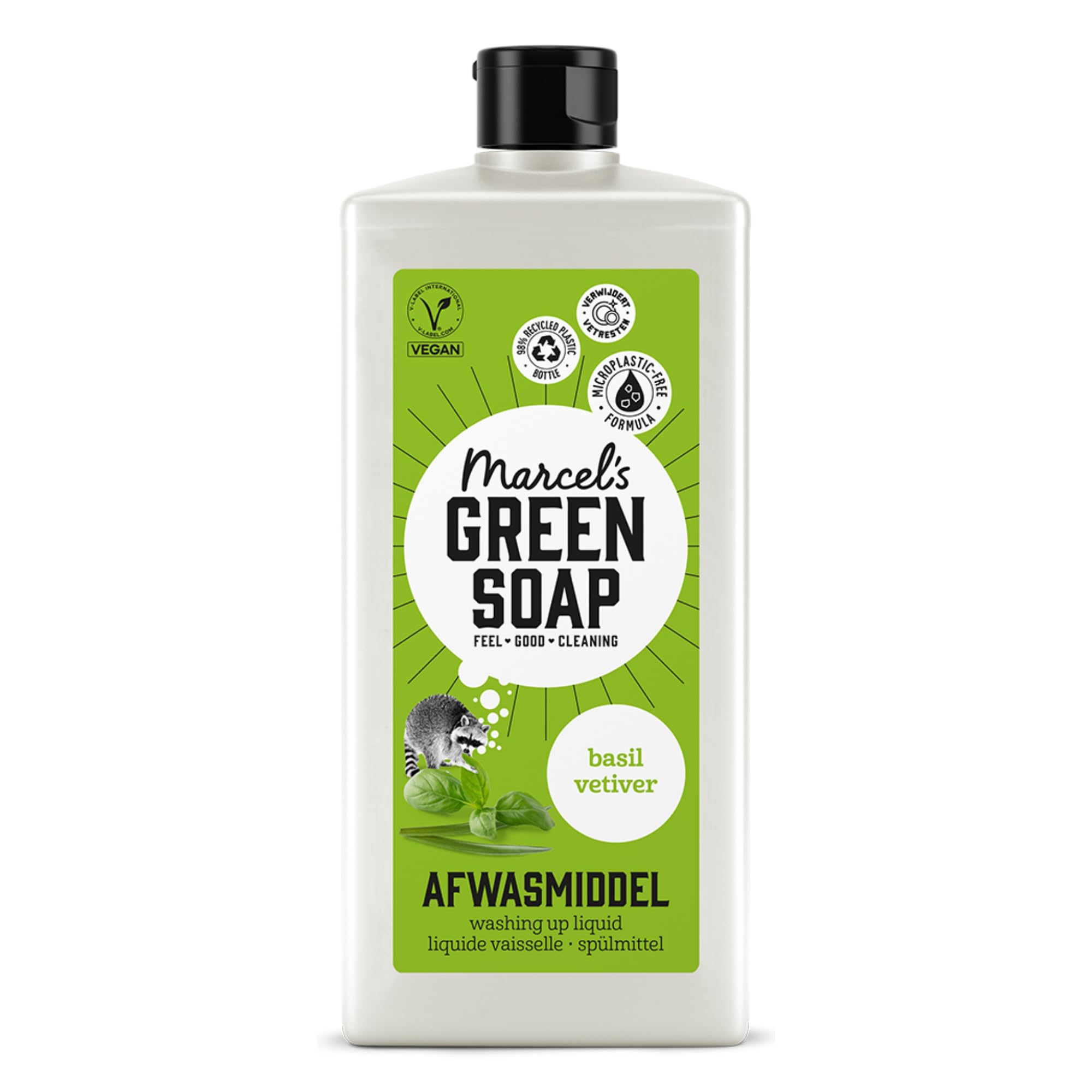 Marcel's Green Soap Washing Up Liquid - Basil & Vetiver