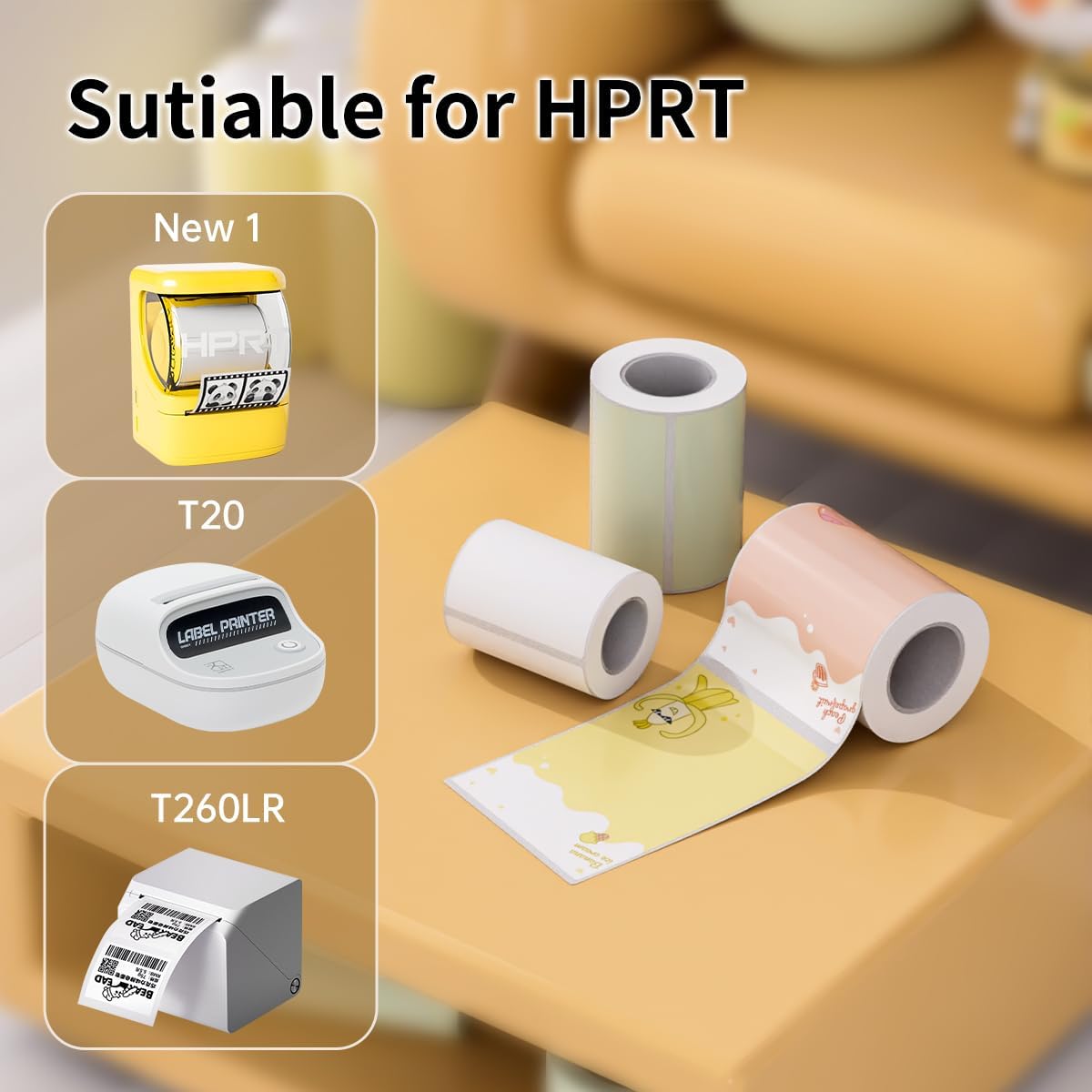 HPRT Thermal Label for New 1/T20/T260LR Label Maker (WL 40 * 30) - Image 4