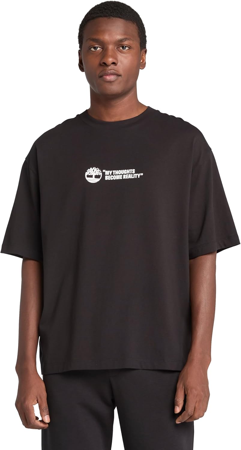 Timberland Mens Black History Month Back Graphic Short Sleeve Shirt