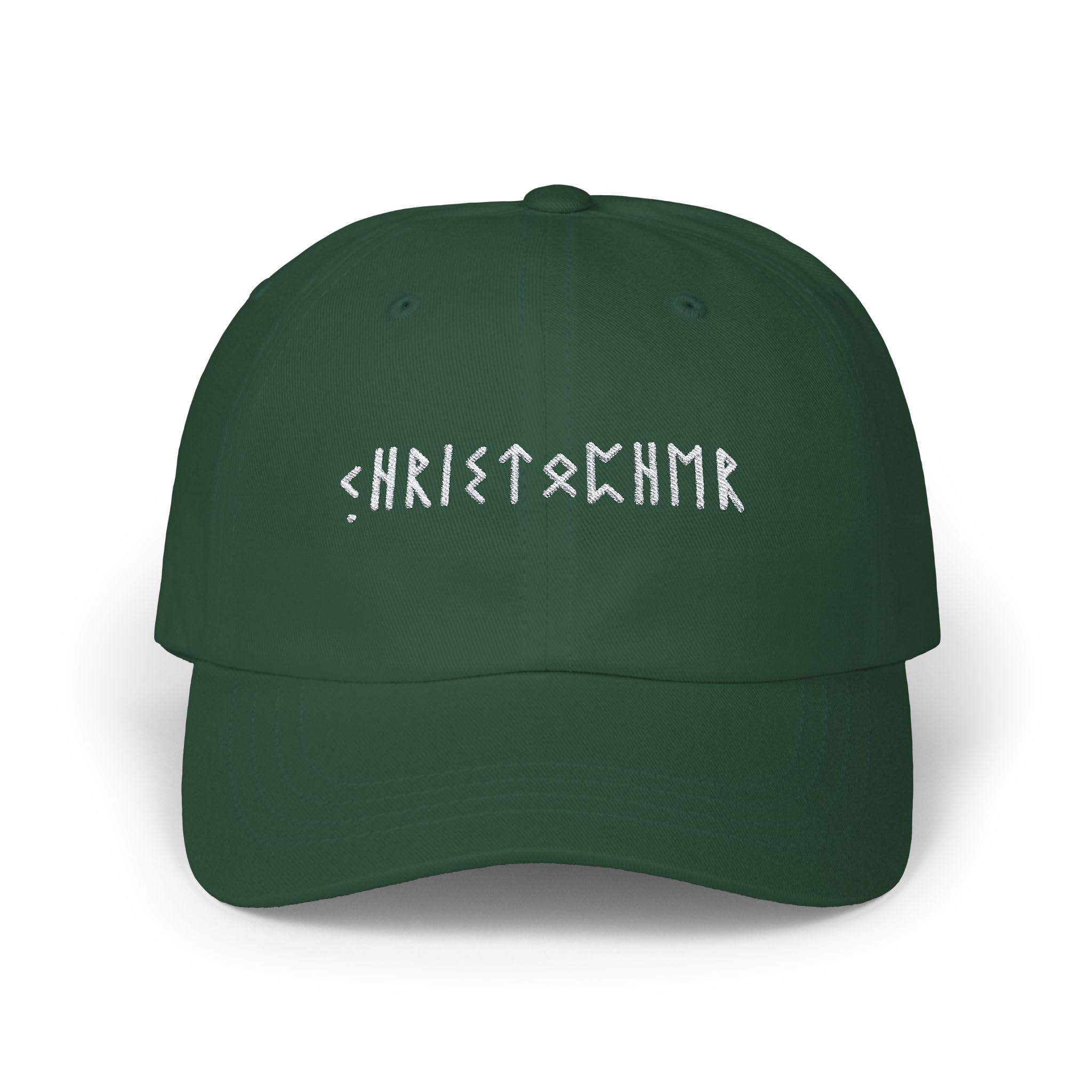 Embroidered Personalized Viking Runes Cap, Custom Name in Ancient Viking Runes Hat, Custom Unisex Norse Classic Baseball Cap