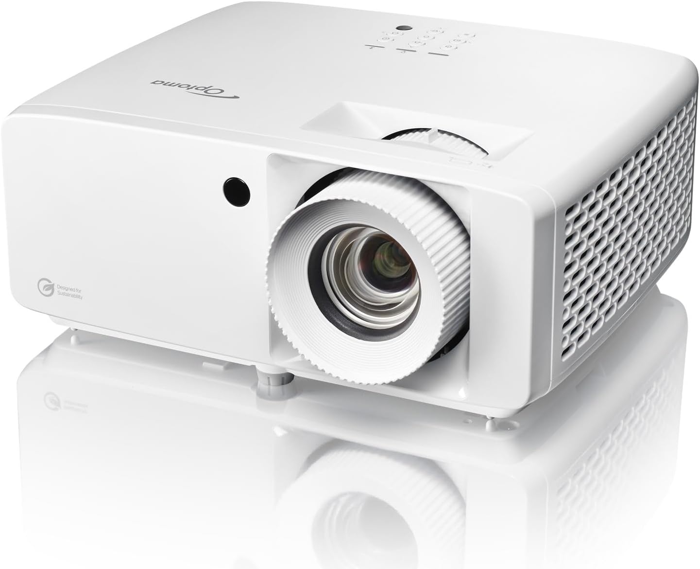 Optoma UHZ35 Projector - 4K UHD Laser Projector for Home Theater and Gaming | High Brightness, Compact, HDMI eARC, Lightning Fast Games 1080p 240Hz at 4.4ms and 4K 60Hz at 17ms, 3500 Lumens, 1080p