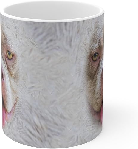 Miniatura 2 de Lovesout Funny Gifts - Taza de café de cerámica blanca con diseño de perro American Bully de 11 onzas