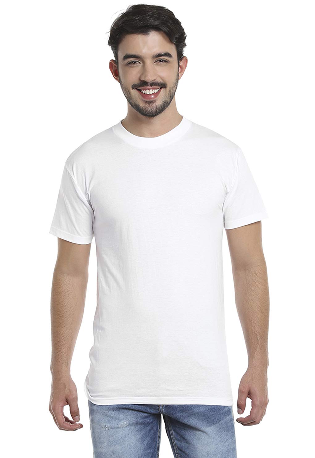 BYCV-Neck T-Shirt For Men - White