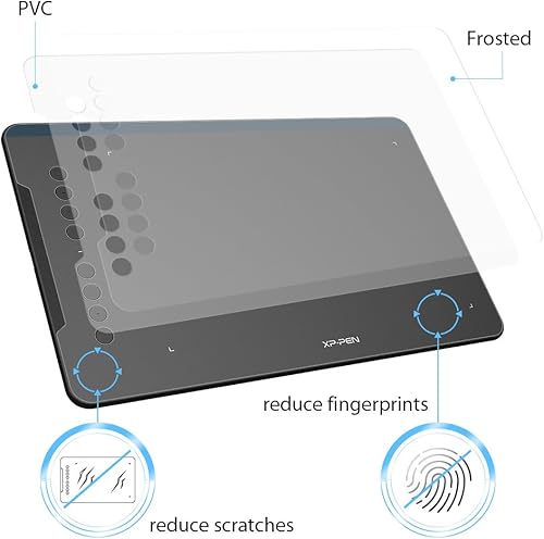 Miniatura 4 de xp-pen película protectora sólo para xp-pen Deco Series (deco01deco02deco03) Tablet de dibujo gráfico