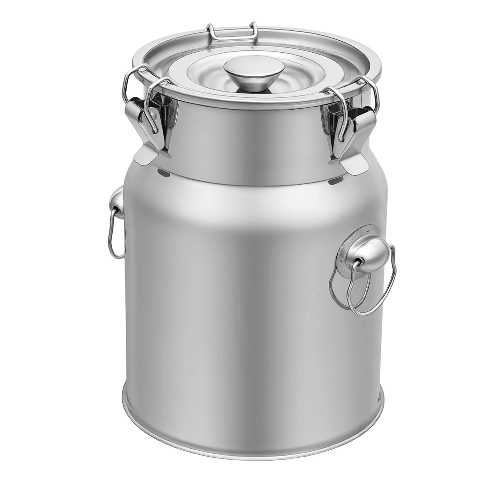 AYCDL Pail Milk Can Bucket,20L/5.28Gallon Stainless Steel with Lid Sealed Container Jug Bucket Bottle Liquid Storage for Grain Tank,5l/1.32gallon