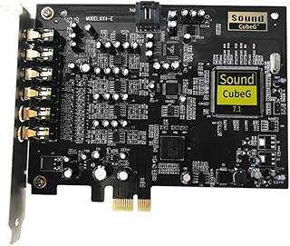 HaoYiShangPCI-E Creative Sound CubeG Audigy PCIe RX 7.1 Sound Card with High Performance Headphone Amp PC Windows 8 7 10 3D Stereo PCI-e Audio Card