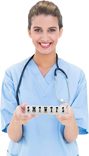 Miniatura 8 de Organizador semanal de píldoras  Paquete de 2  Planificador de pastillas para separar pastillas y vitaminas cada semana, recordatorio de