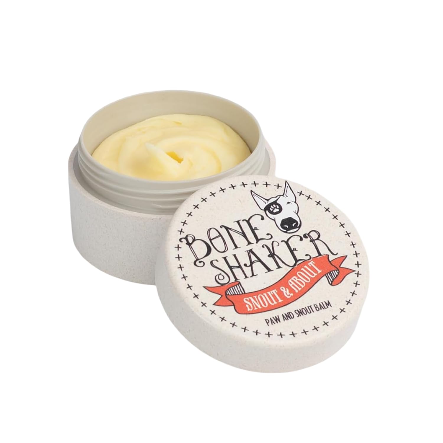 Bone Shaker Paw and Snout Paw Balm for Dogs - Skin Balm for Dogs and Organic Paw Balm for Dogs - Noses Moisturizing Dog Paw Protector - Skin Salve with Plant Butters Jojoba & Rosehip Oil Pet Paw Care
