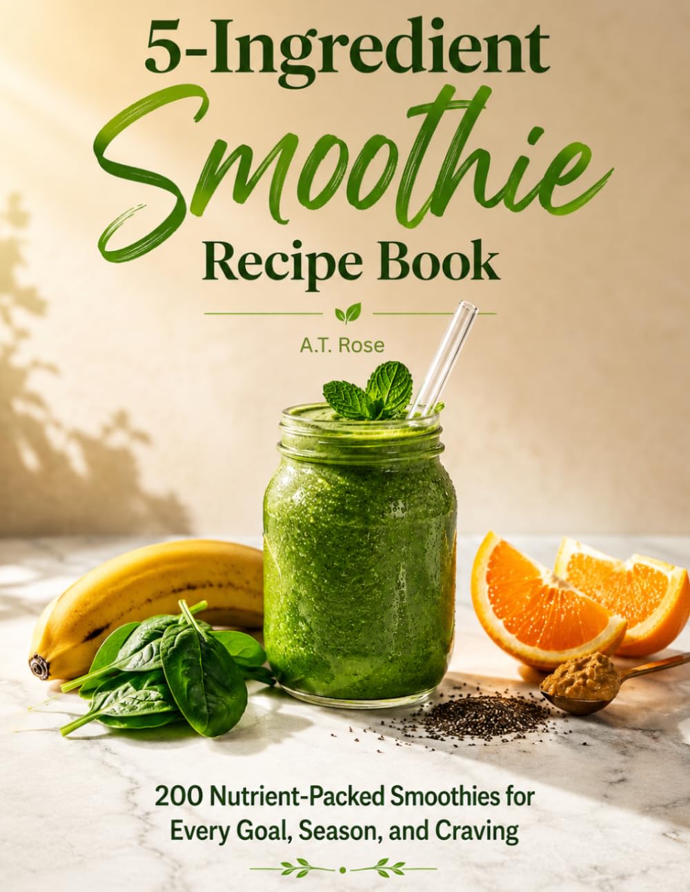 5-Ingredient Smoothie Recipe Book: 200 Nutrient-Packed Smoothies for Every Goal, Season, and Craving