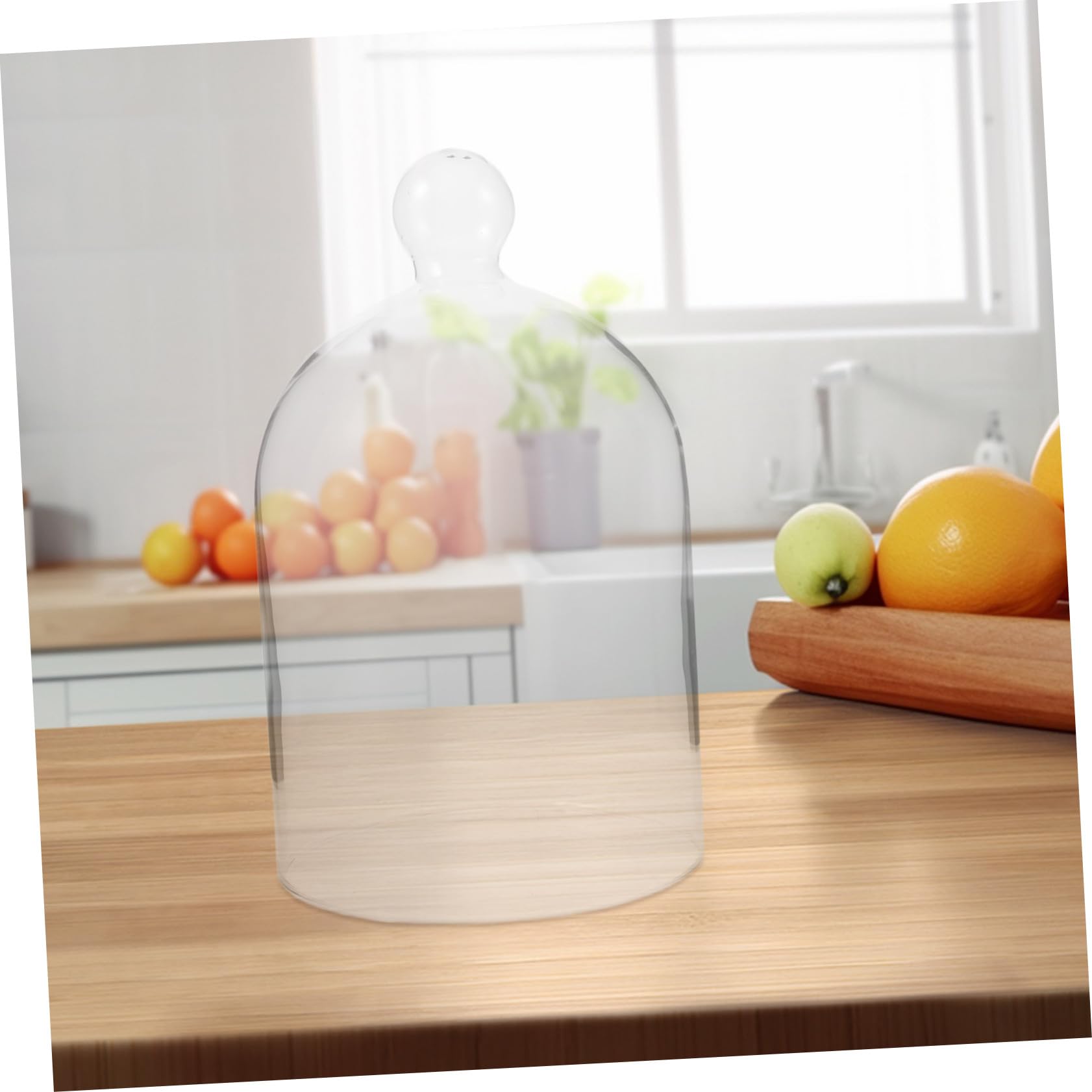 Sauerteigstarter-glocke aus Glas Wärme-glocke für Sauerteig Transparente Deckel für Sauerteigstarter Wiederverwendbare Abdeckungen Backzubehör für Sauerteig