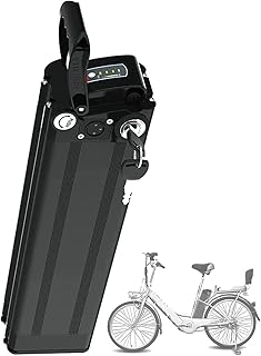 Batterie De Vélo Électrique 36V Batterie E-Bike 36V 10Ah/13Ah/15Ah/20Ah pour Vélo Électrique Pliable, Batterie Lithium-ION Amovible avec Chargeur pour Moteurs 250W/500W/750W