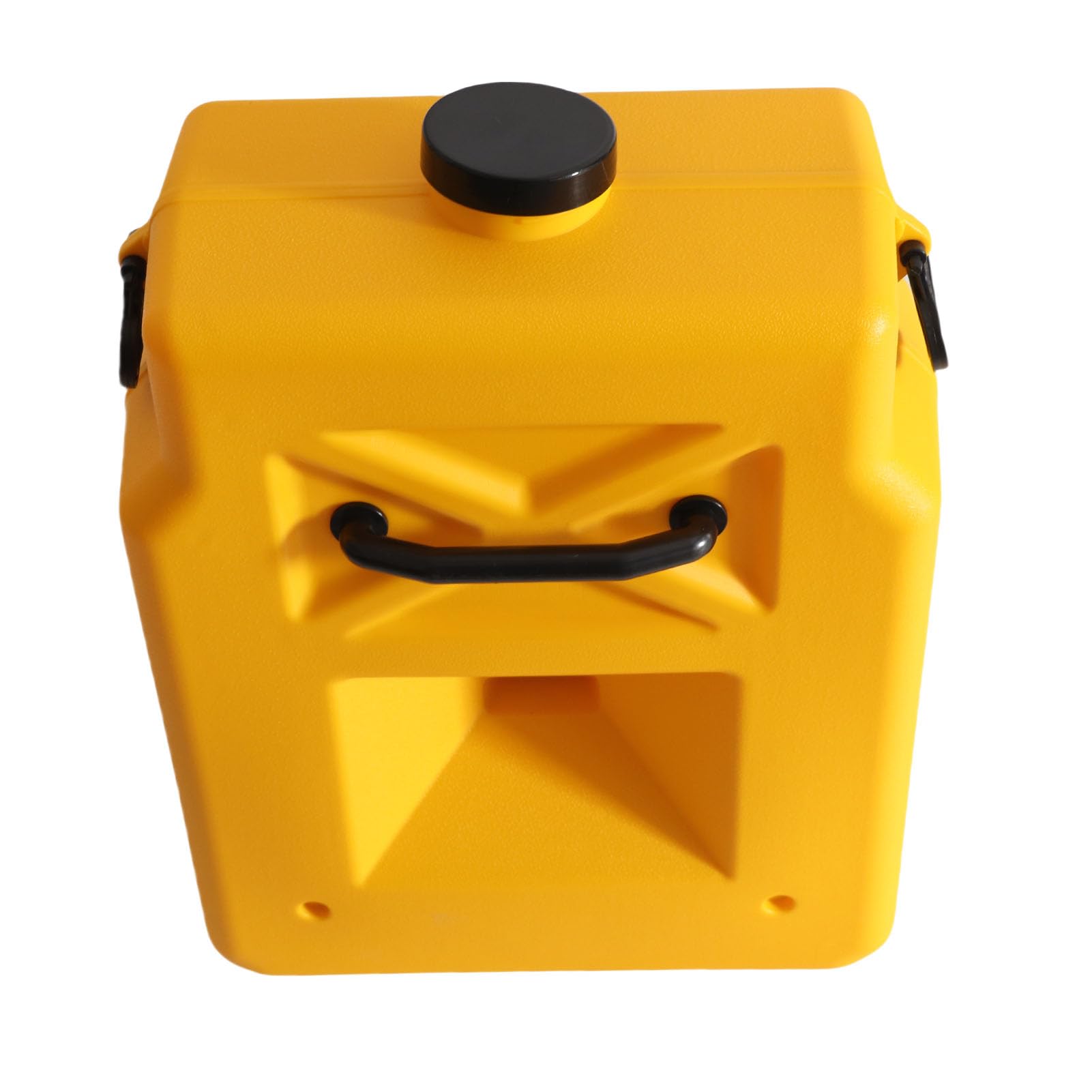 AMONIDA Station de Lavage Oculaire Murale Portable 53L, pour Dispositif D'urgence de sécurité en Laboratoire, Station de Lavage Oculaire en Polyéthylène