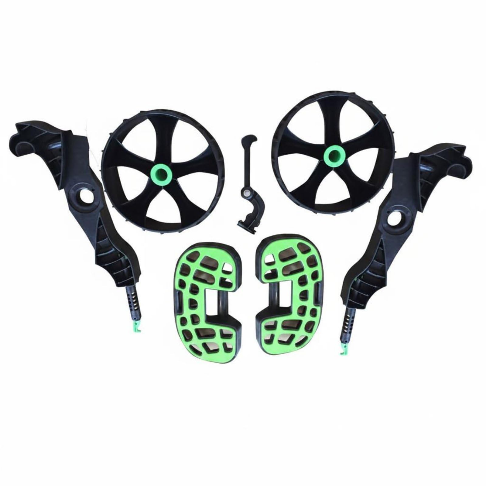 Carrello Kayak Smontabile Carrello Canoa Portatile Attrezzatura Outdoor per Kayaker, Canoisti, Mare