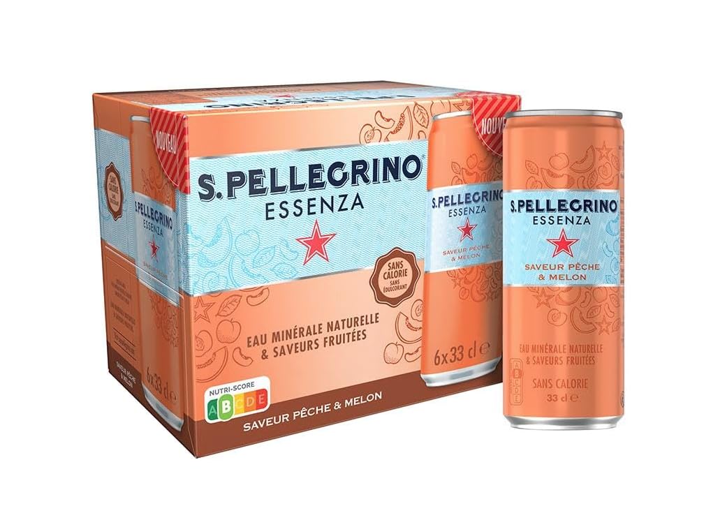 San Pellegrino Essenza Peach & Melon 24x33cl
