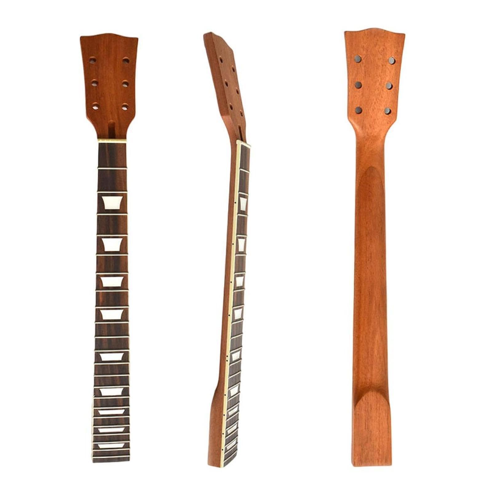 Tastiera in palissandro per chitarra elettrica, manico in legno di ricambio appositamente progettato per chitarra elettrica, 22 tasti, parte legno per