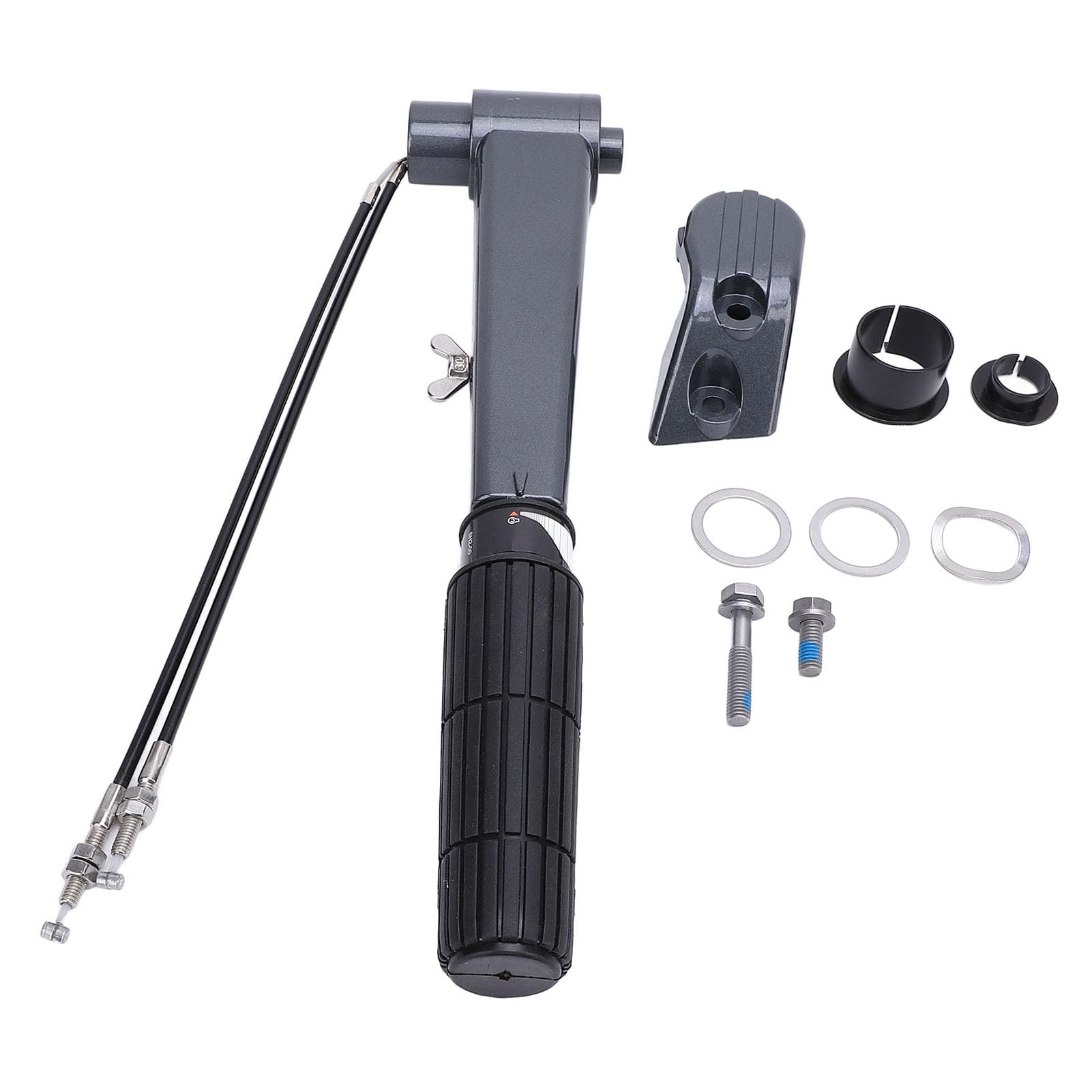 FILFEEL Gasgriff für Außenbordmotoren, Gasgriff für Außenbordmotoren aus Aluminium für 2-Takt-Motoren mit 9,9 PS Bis 15 PS, Austausch Beschädigter Teile, Einfache Installation, Sichere