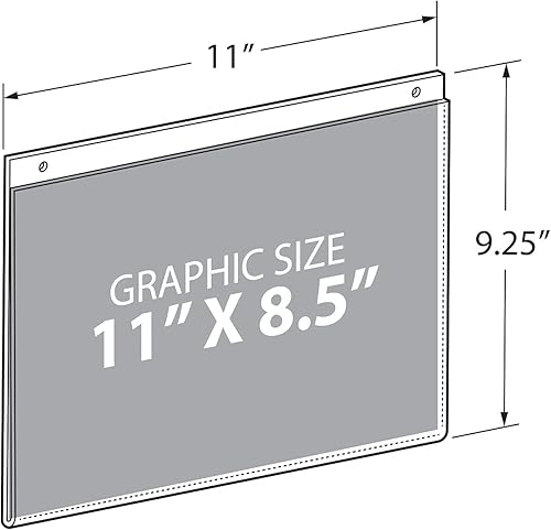 Vista 51 de Azar 162722 - Marco en U de pared de 5 pulgadas de ancho por 7 pulgadas de alto, 10