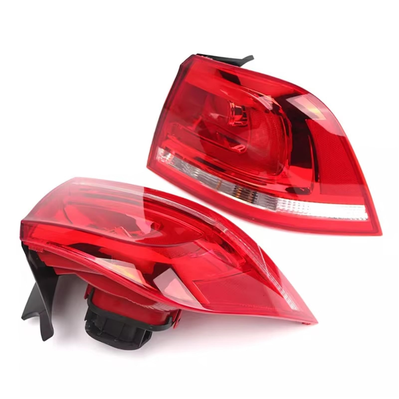 Genérico Piloto Trasero Para VW Para Touareg 2010 2011 2012 2013 2014 Luz Trasera Advertencia Freno Lámpara Señal Accesorios Conducción Coche Luz Trasera Coche(Outside Left)