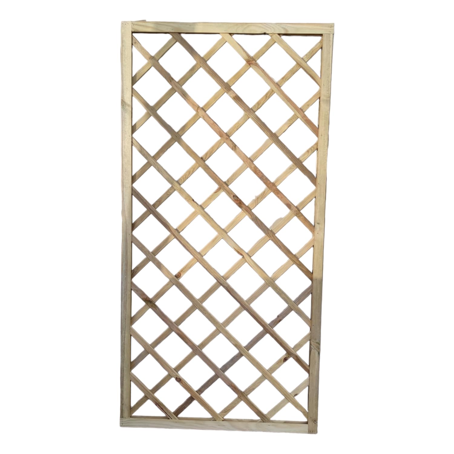 Pannello Grigliato In Legno Di Pino Per Esterno 180x120 Cm - Ideale Per Giardino, Recinzione, Siepe O Supporto Piante Rampicanti