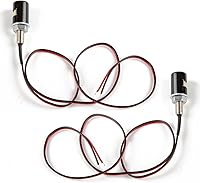 Vista 4 de CZC AUTO 2 luces de matrícula, lámpara de perno de tornillo de matrícula, bombilla LED blanca de 12 V, impermeable, impermeable, impermeable