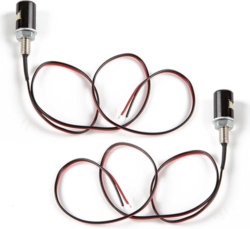 Miniatura 4 de CZC AUTO 2 luces de matrícula, lámpara de perno de tornillo de matrícula, bombilla LED blanca de 12 V, impermeable, impermeable, impermeable