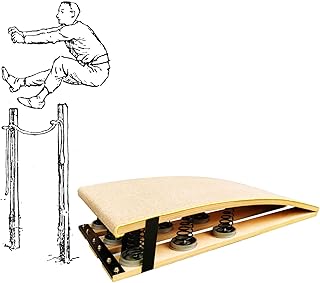 LXLZYXSF Jump Assist Boards Springboard for Martial Arts/Gymnastics Training, Track & Field Athletic Equipment, High/Long Jump Backflip Practice Elastic Board, Hard Wood