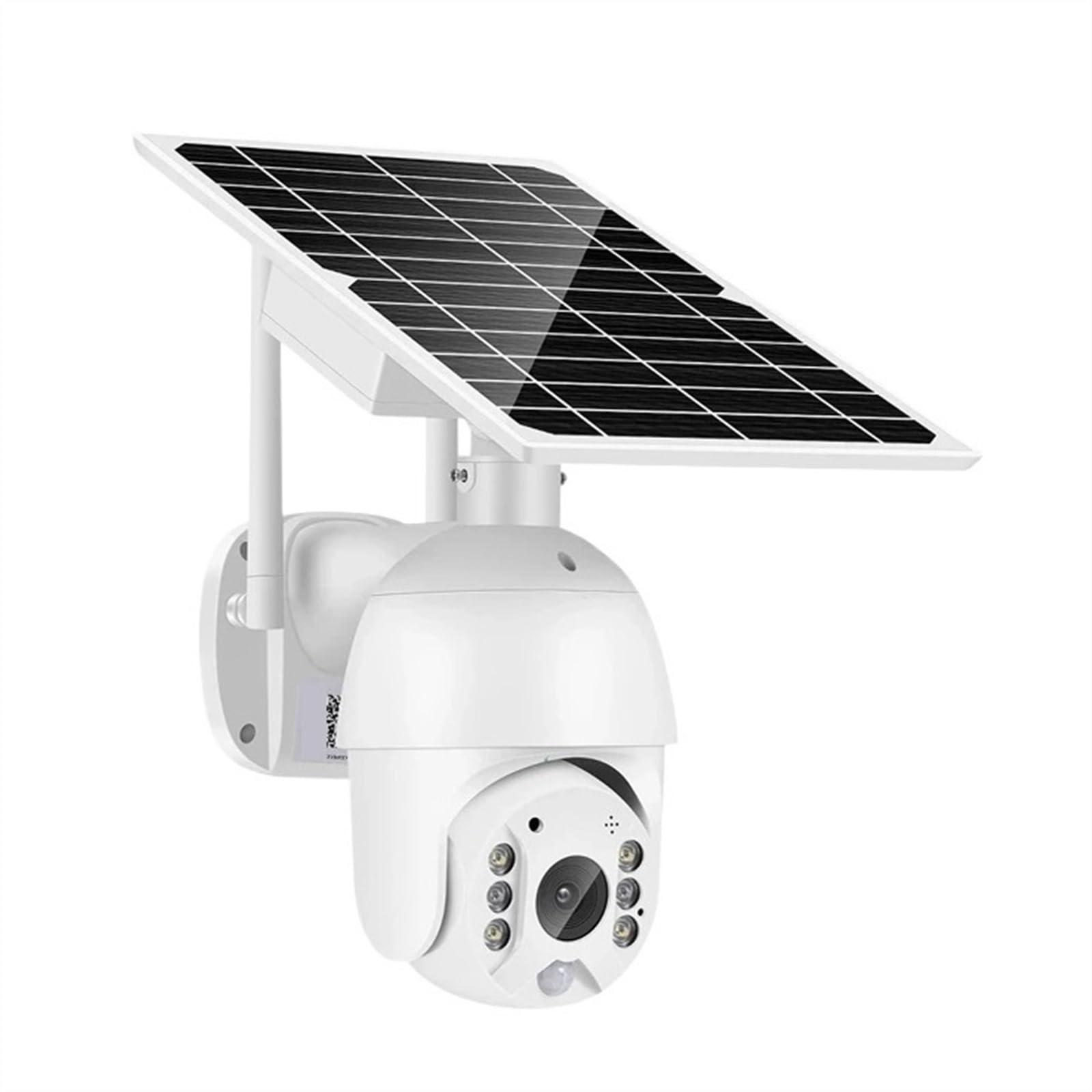 Caméra de sécurité, 4G Solaire PTZ boîtier métallique 8W Panneau extérieur étanche Couleur Vision Nocturne Alarme PIR Audio bidirectionnel caméra(WiFi Camera Only)