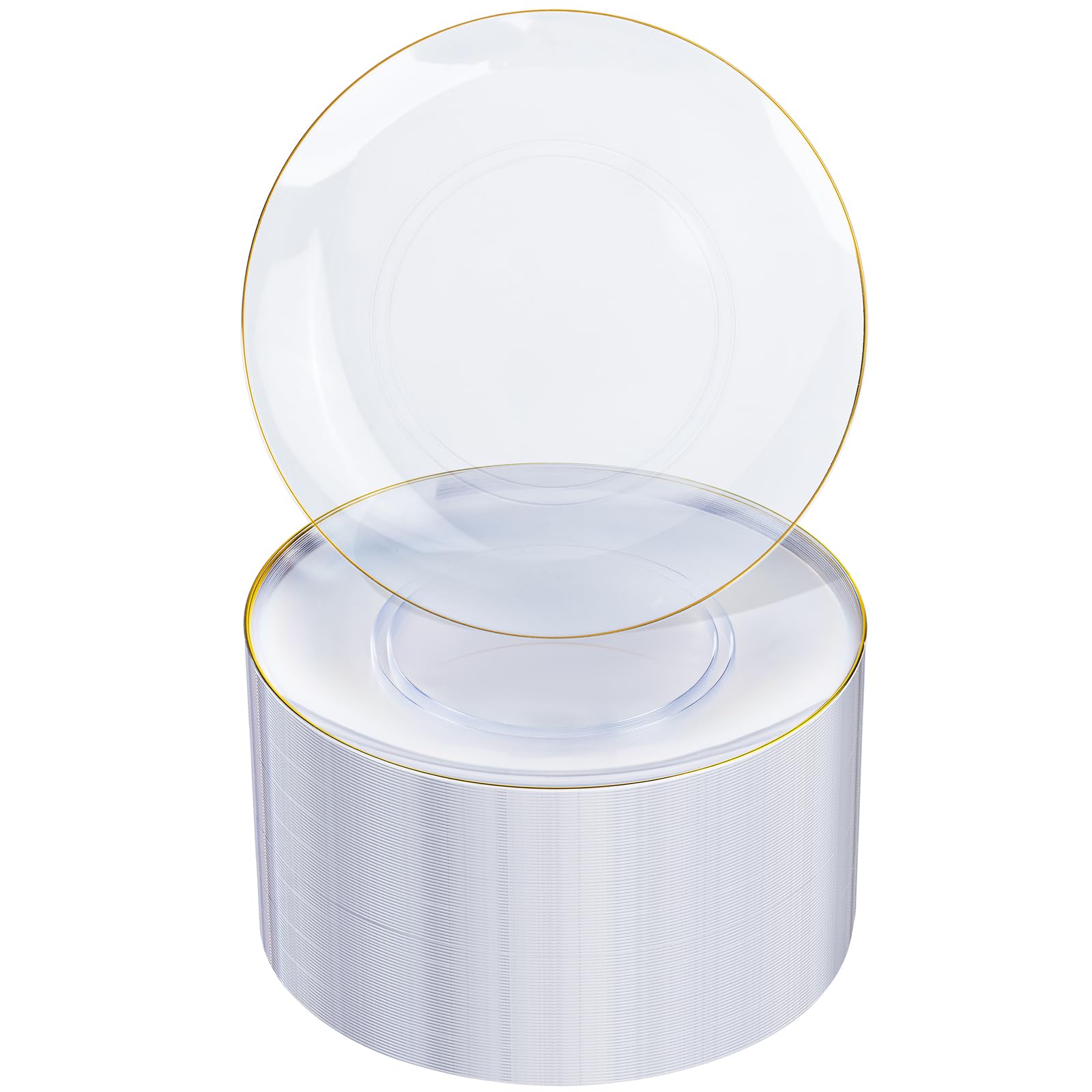Gold Disposable Plates - 100 Pack -27