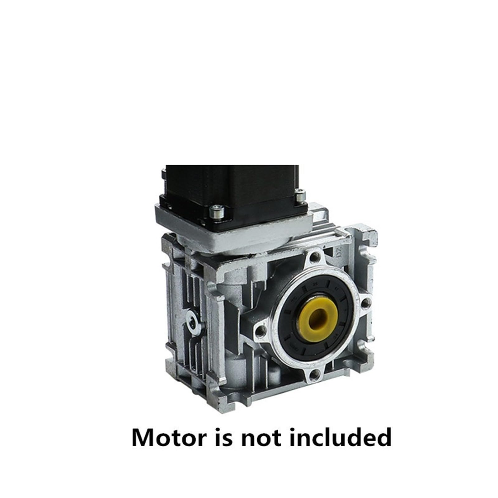 Reductor sinfín NMRV para motores NEMA 23 34, ángulo recto | Caja NMRV030 NMRV040 con entrada 11/14mm, salida 14/18mm y relación 5:1-100:1 para CNC(Ratio100)