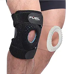 Joelheira Ortopédica Compressão Dor Menisco Ligamento Ajustável (Lado Direito)