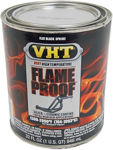 Miniatura 9 de VHT ESP100000 - Lata de imprimación gris plana con revestimiento ignífugo, 11 onzas (paquete de 1) (SP100), el embalaje puede variar